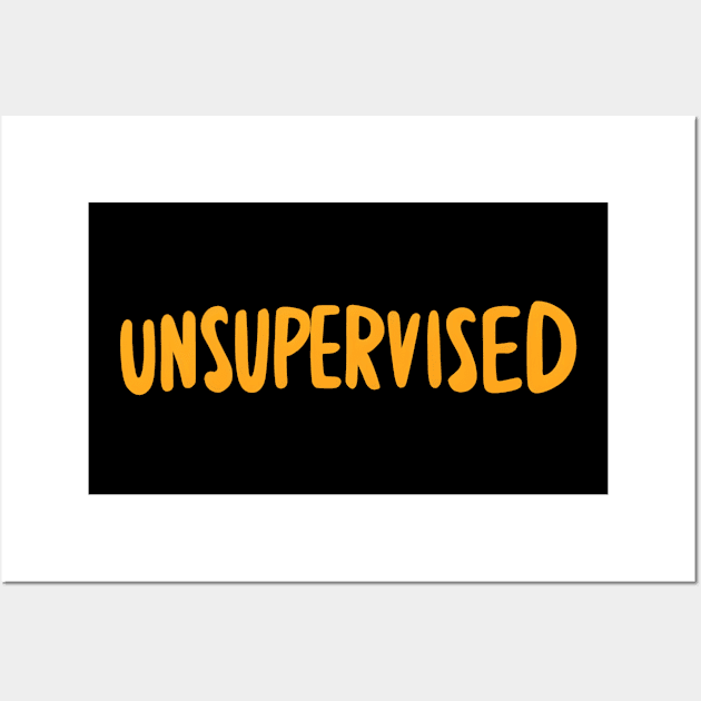 Unsupervised Wall Art by NomiCrafts